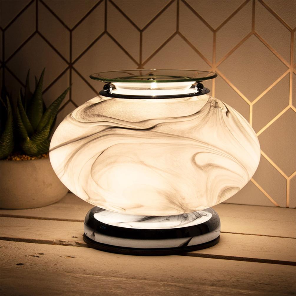 Desire Aroma Ellipse Grey Marble Electric Wax Melt Warmer Extra Image 1